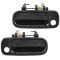 92-96 Toyota Camry Exterior & Brown Inside Door Handle & Bezel (Set of 12)