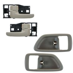 04-06 Toyota Tundra (Double Cab); 01-07 Sequoia Fawn Frnt or Rear Door Inside Handle & Bezel Kit 4pc