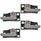 04-06 Toyota Tundra (Double Cab); 01-07 Sequoia Charcoal Front Door Inside Handle Kit (Set of 4)
