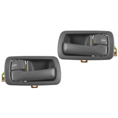 04-06 Tundra (Double Cab); 01-07 Sequoia Charcoal Front or Rear Door Inside Handle & Bezel Kit 4pc