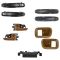 98-03 Toyota Sienna PTM Exterior Door Handle / Liftgate Handle & Oak Brown Interior Handle Kit