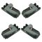 05-06 Kia Spectra5 Front & Rear Gray Interior Door Handle Set of 4