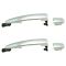 13-16 Leaf; 09-14 Maxima; 09-14 Murano; 13-16 Sentra Rear Ext Chrm Handle Pair