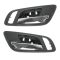 07-12 GM Full Size PU & SUV (w/Htd Seat & Memory) Front Door Inside Handle (Ebony & Chrome) Pair