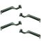 87-96 Ford Bronco; 87-98 Ford F150, F250, F350 Black Metal Inner Door Handle Set of 4