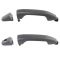 14-15 Silverado, Sierra 1500; 2015 2500, 3500 Front Textured Black Outer Door Handle Pair