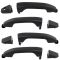 14-15 Silverado, Sierra 1500; 2500, 3500 Front & Rear Textured Black Outer Door Handle Kit (4pcs)