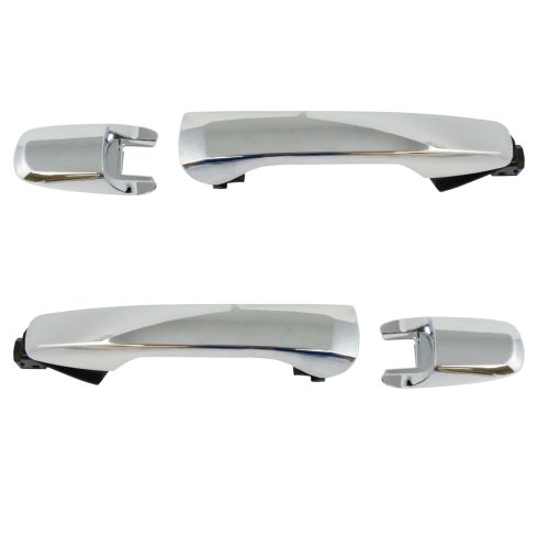 11-18 Ford Explorer (w/o Keyless Entry) Chrome Rear Outer Door Handle Pair