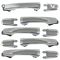 11-18 Ford Explorer (w/o Keyless Entry) Chrome Front & Rear Outer Door Handle Kit