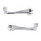 Kenworth, Peterbilt, Others - Manual Door Chrome Window Crank Handle Pair