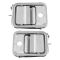 91-96, 03-07 Freightliner FLD Front Outer Chrome Door Handle Pair