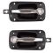 08-11 International Prostar Front Outer Chrome & Black Door Handle Pair