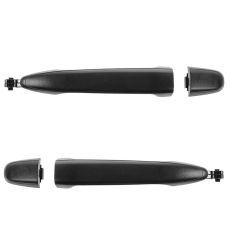 04-10 Sienna Rear Textured Black Outside Sliding Door Handle w/Cover Pair