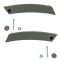 98-11 VW Beetle Gray Interior Door Pull Handle Pair