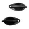 03-08 Hyundai Tiburon PTM Black Front Exterior Door Handle Pair