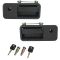 Volvo VNL Textured Black Front Exterior Door Handle Pair w/ Lock Cylinders