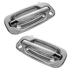 99-07 GM Truck CHROME Outer Front Door Handle Pair