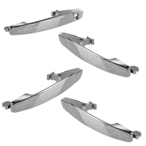 08-11 Ford Focus Front & Rear Outside Chrome Door Handle Kit (4pc)