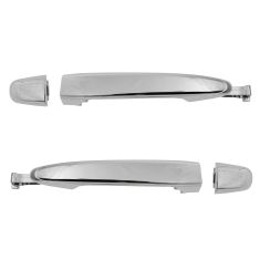 04-10 Sienna Rear ALL CHROME Outside Sliding Door Handle w/Cover Pair