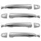 04-10 Sienna Rear ALL CHROME Front & Sliding Outside Door Handle Kit (4pc)