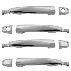 04-10 Sienna Rear ALL CHROME Front & Sliding Outside Door Handle Kit (4pc)