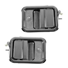 91-96, 03-07 Freightliner FLD Front Outer Chrome Door Handle PAIR