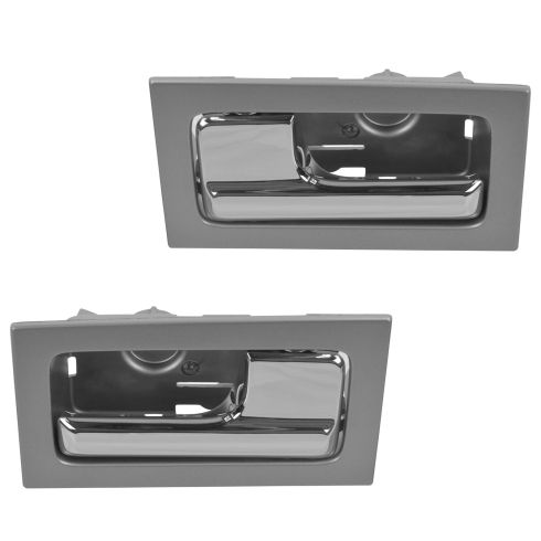 09-14 Ford F150 w/Power Locks Inside Platinum w/Chrome Pull Door Handle Pair (Ford)