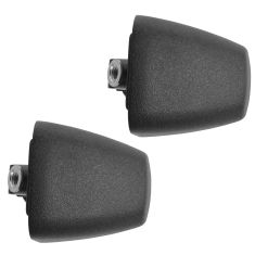 06-10 Hummer H3; 09-10 H3T Front or Rear Door Textured Black Outside Handle End Cap Pair (GM)