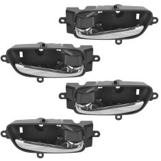 13-15 Nissan Altima, Pathfinder Front or Rear Door Chrm & Blck Inside Door Hndle Set of 4(Nissan)