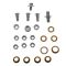 Door Hinge Pin & Bushing Kit (Pins, Bushings, Washers, Knurl Nut, Lock Nuts, & Bolt)