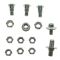 Door Hinge Pin & Bushing Kit (Pins, Bushings, Washers, Knurl Nut, Lock Nuts, & Bolt)