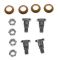 Door Hinge Pin & Bushing Kit (4 Pins, 4 Bushings, & 4 Lock Nuts)