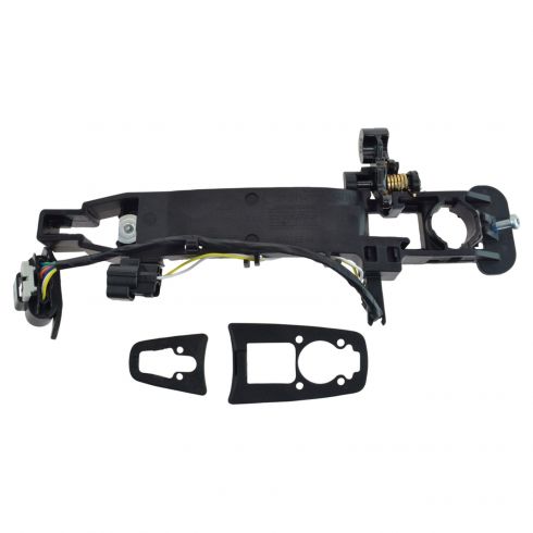2008 Cadillac CTS, STS (w/Factory Remote Start) Outside Door Handle Bracket w/2 Connectors RF (GM)