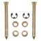 Door Hinge Pin & Bushing Kit (2 Pin, 2 Retaining Clip, & 4 Bushings)