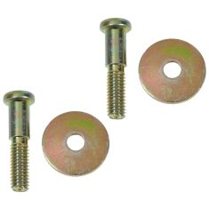 65-02 Buick, Cadillac, Chevy, GMC, Olds, Pontiac Multifit Door Striker Bolt & Washer Kit PAIR