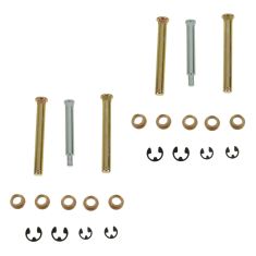 03-09 Dodge Ram Upr & Lwr Front Door Hinge Repair Kit (Pins, Brass Bushing, E-Clips) PAIR