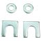 02-09 GM Mid Size SUV Front & Rear, Upr & Lwr Door Hinge Repair Kit (4 Pins, 4 Bushings, 4 Lock Nut)