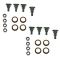 Door Hinge Pin & Bushing Kit (8 Pins, 8 Bushings, 8 Lock Nuts)