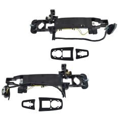 2008 Cadillac CTS, STS (w/Factory Remote Start) Outside Door Handle Bracket w/2 Connectors Pair (GM)
