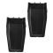 11-15 Jeep Wrangler Liftgate Mounted Textured Black Glass Hinge Cover Pair (Mopar)