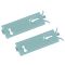 75-90 Dodge D/W150-350, Ramcharger; 75-81 Traildstr Door Mtd Lwr Body Side Molding Clip Pair (MP)