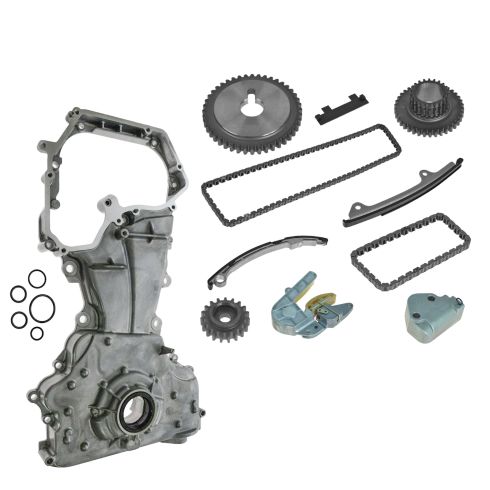 02-06 Nissan Altima, Sentra 2.5L Complete Engine Timing Chain Kit with Oil Pump