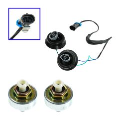 99-07 GM Multifit Engine Knock Sensor Harness w/Dual Connectors & Dual Grommets