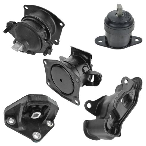 03-07 Accord w/ 3.0L; 04-06 TL w/ 3.2L Engine and Automatic Transmission Mount Set of 5