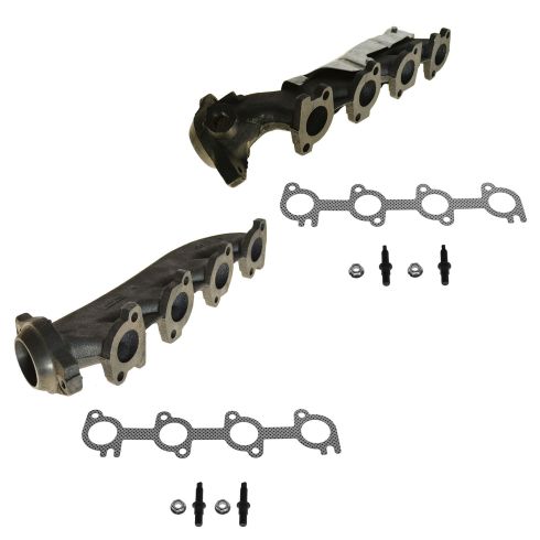 03-11 Crown Vic, Grand Marquis, Town Car w/4.6L Exhaust Manifold w/Gasket & Hardware Kit PAIR