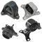 02-06 Acura RSX; 02-05 Civic 2.0L Engine & MT Transmission Mount Kit (Set of 4)