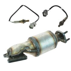 Exhaust Manifold & Converter Pair w/ Oxygen Sensor Kit