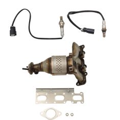 Exhaust Manifold & Converter w/ Oxygen Sensor Kit