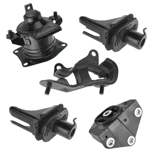 04-06 Acura TL w/3.2L & A/T Engine & Transmission Mount Kit (5 Piece Set)