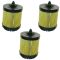 02-14 Buick, Chevy, GMC, Olds, Pontiac; 03-11 Saab Multifit 2.4L Eng Oil Filter Set of 3 (AC Delco)